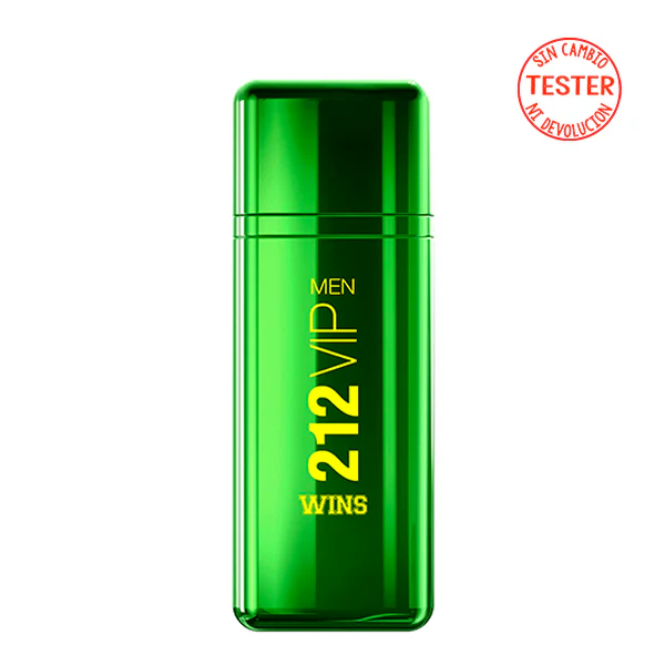 212 VIP Men Wins EDP 100 ML Edición Limitada (Tester-Probador) - Carolina Herrera