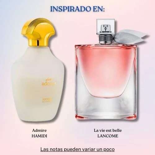 Admire EDP 100 ML For Women - Hamidi (Inspirado en La vie est belle)