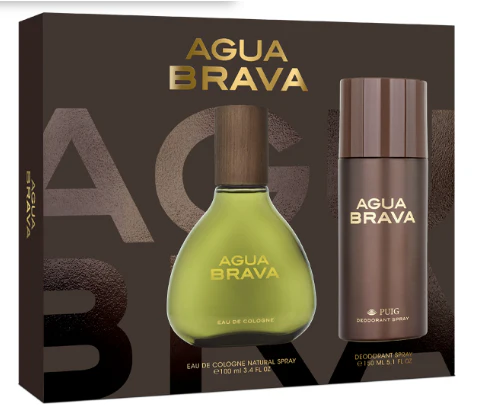 Agua Brava  EDC 100 ML + Deo 150 ML  Estuche - Puig