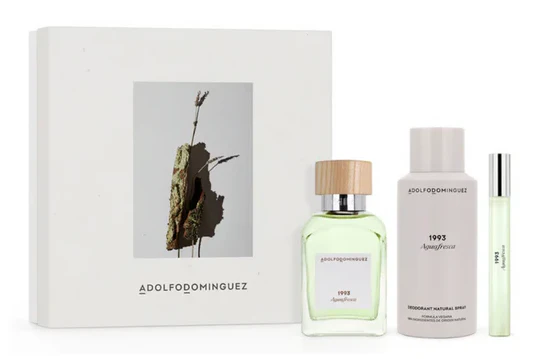 Agua Fresca 1993 EDT 120 ML+ Deo 150 ML + Travel 10 ML Set  - Adolfo Domínguez