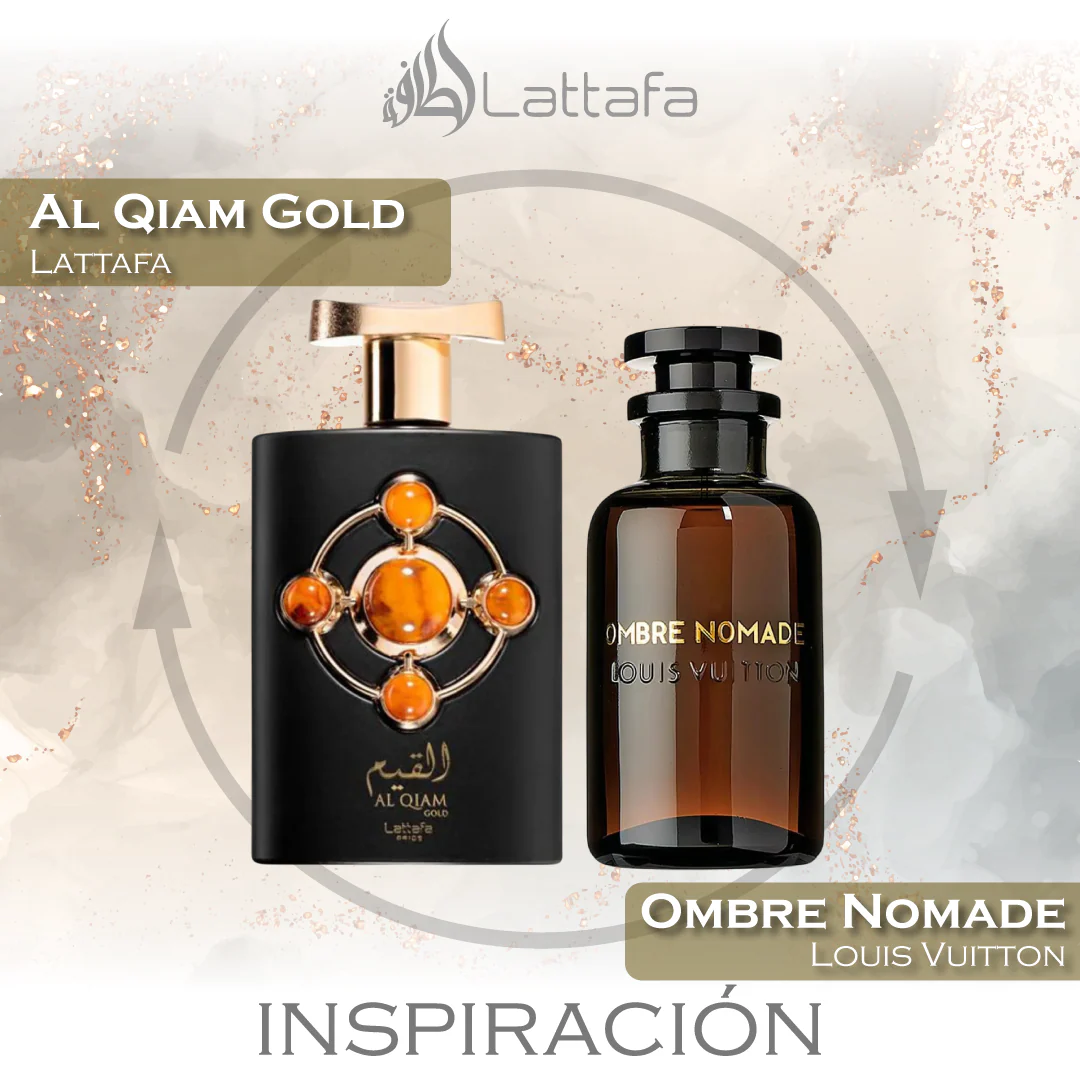Al Qiam Gold EDP 100 ML Unisex - Lattafa - (Inspirado en Ombre Nomade)