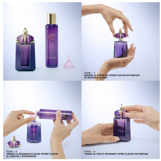 Alien EDP 100 ML For Woman ( Recarga - Sin Atomizador -Splash ) - Mugler - Image 3