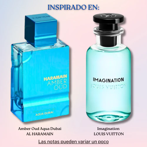 Amber Oud Aqua Dubai  EDP 75 ML Unisex - Al Haramain - (Inspirado en Imagination)