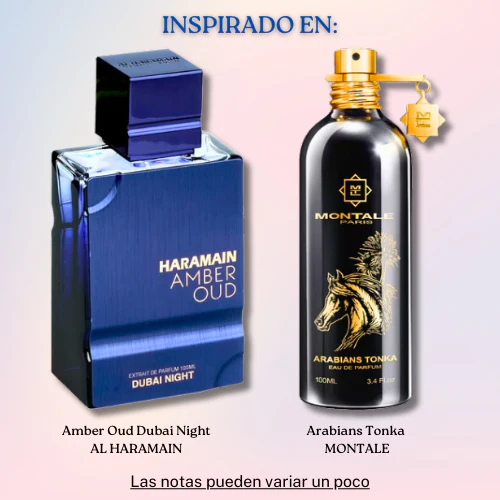 Amber Oud Dubai Night  Extrait de Parfum 75 ML - Al Haramain (Inspirado en Arabians Tonka)
