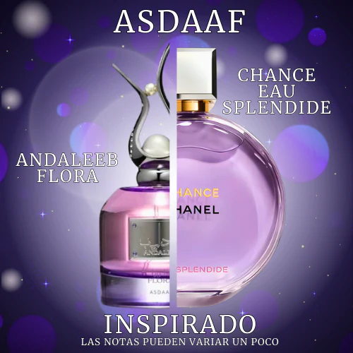 Andaleeb Flora EDP 100 ML - Asdaaf - (Inspirado en Chance Eau Splendide).