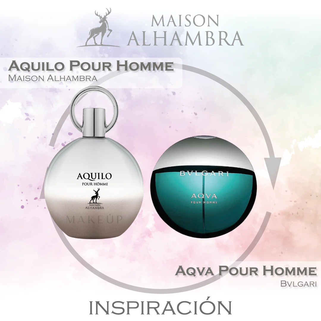 Aquilo Pour Homme EDP 100 ML - Maison Alhambra (Inspirado en Aqva For Men)