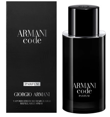 Armani Code Parfum 75 ML para Hombres (Recargable) - Armani