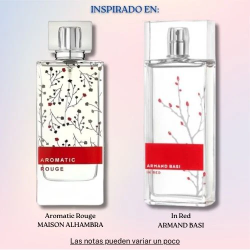 Aromatic Rouge EDP 100 ML - Maison Alhambra (Inspirado en In Red)