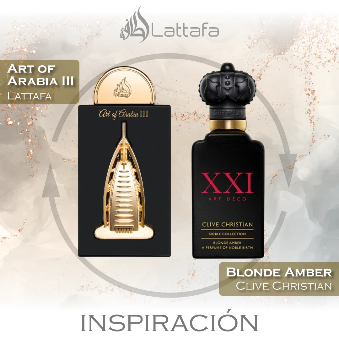 Art of Arabia III EDP 100 ML Unisex - Lattafa Pride - (Inspirado en Blonde Amber)
