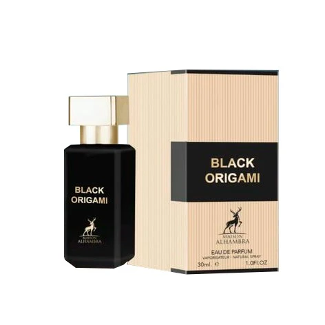 Black Origami EDP 30 ML Unisex - Maison Alhambra (Inspirado en  Black Orchid)