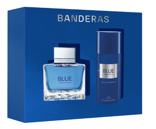 Blue Seduction For Men EDT 100 ML + Desodorante 150 ML Estuche - Antonio Banderas