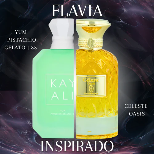 Celeste Oasis EDP 100 ML Unisex - Flavia - (Inspirado en Yum Pistachio Gelato)