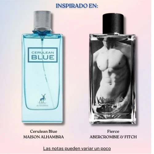Cerulean Blue EDP 100 ML for Men - Maison Alhambra - (Inspirado en Fierce)