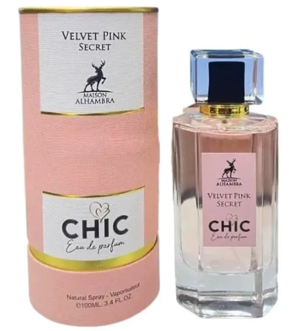 Chic Velvet Pink EDP 100 ML for Women -Maison Alhambra (Inspirado en Rose Prick)