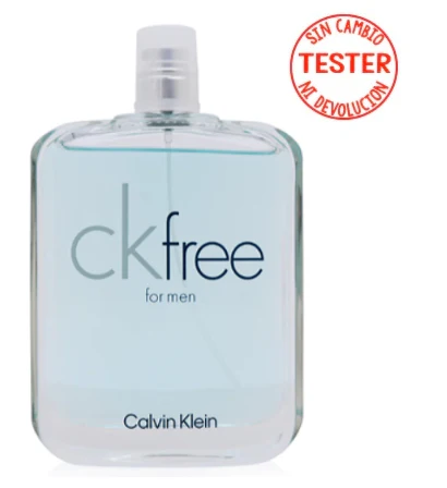 CK Free For Men EDT 100 ML (Tester-Sin Tapa) - Calvin Klein