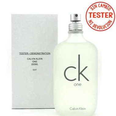 CK One EDT 200 ML (Tester-Sin Tapa) - Calvin Klein