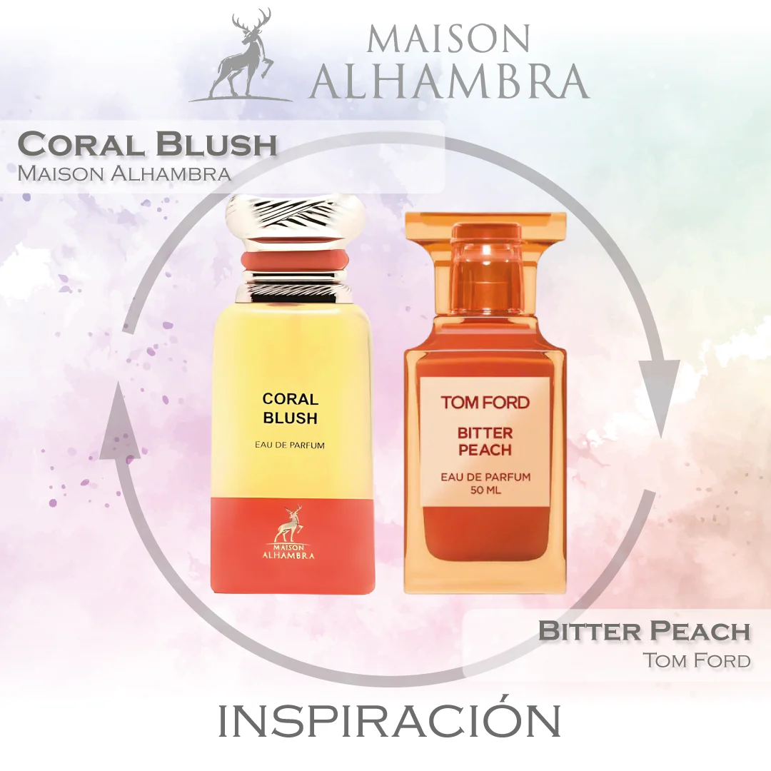 Coral Blush EDP 80 ML Unisex - Maison Alhambra (Inspirado en Bitter Peach)