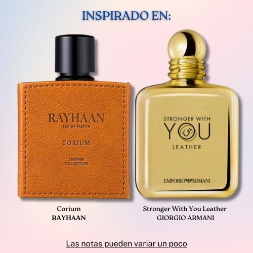 Corium EDP 100 ML for Men - Rayhaan (Inspirado en Stronger With You Leather)