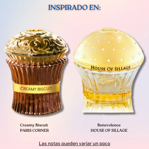 Creamy Biscuit EDP 100 ML For Woman - Paris Corner (Inspirado en Benevolence)