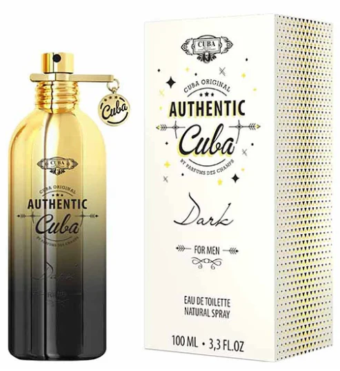 Cuba Authentic Dark for Men EDT 100 ML (Aerosol) - Cuba