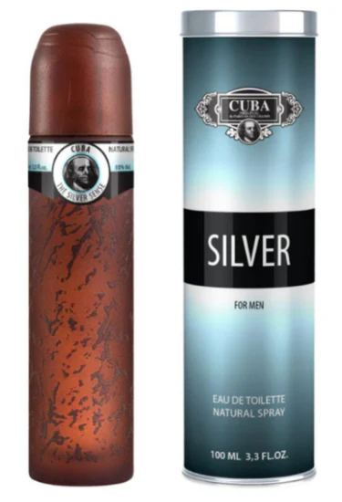Cuba Silver for Men EDT 100 ML - Cuba