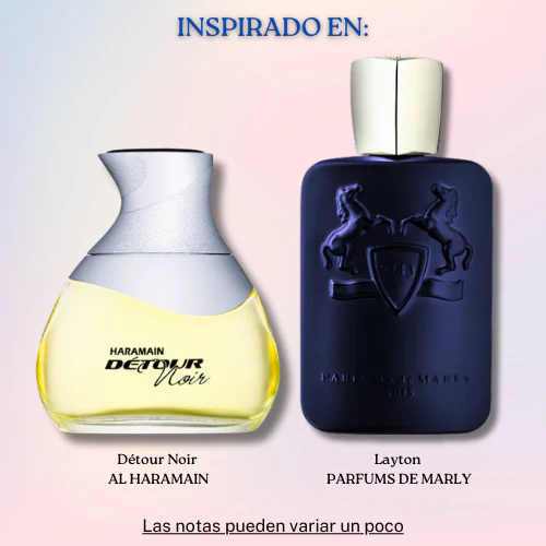 Détour Noir EDP 100 ML Unisex - Al Haramain (Inspirado en Layton)