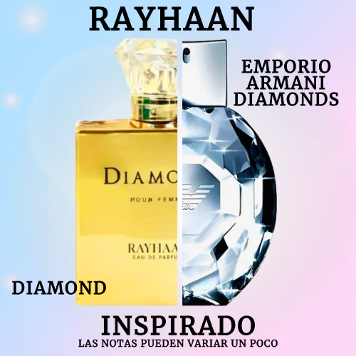 Diamond EDP 100 ML Pour Femme - Rayhaan - (Inspirado en Emporio Diamond)