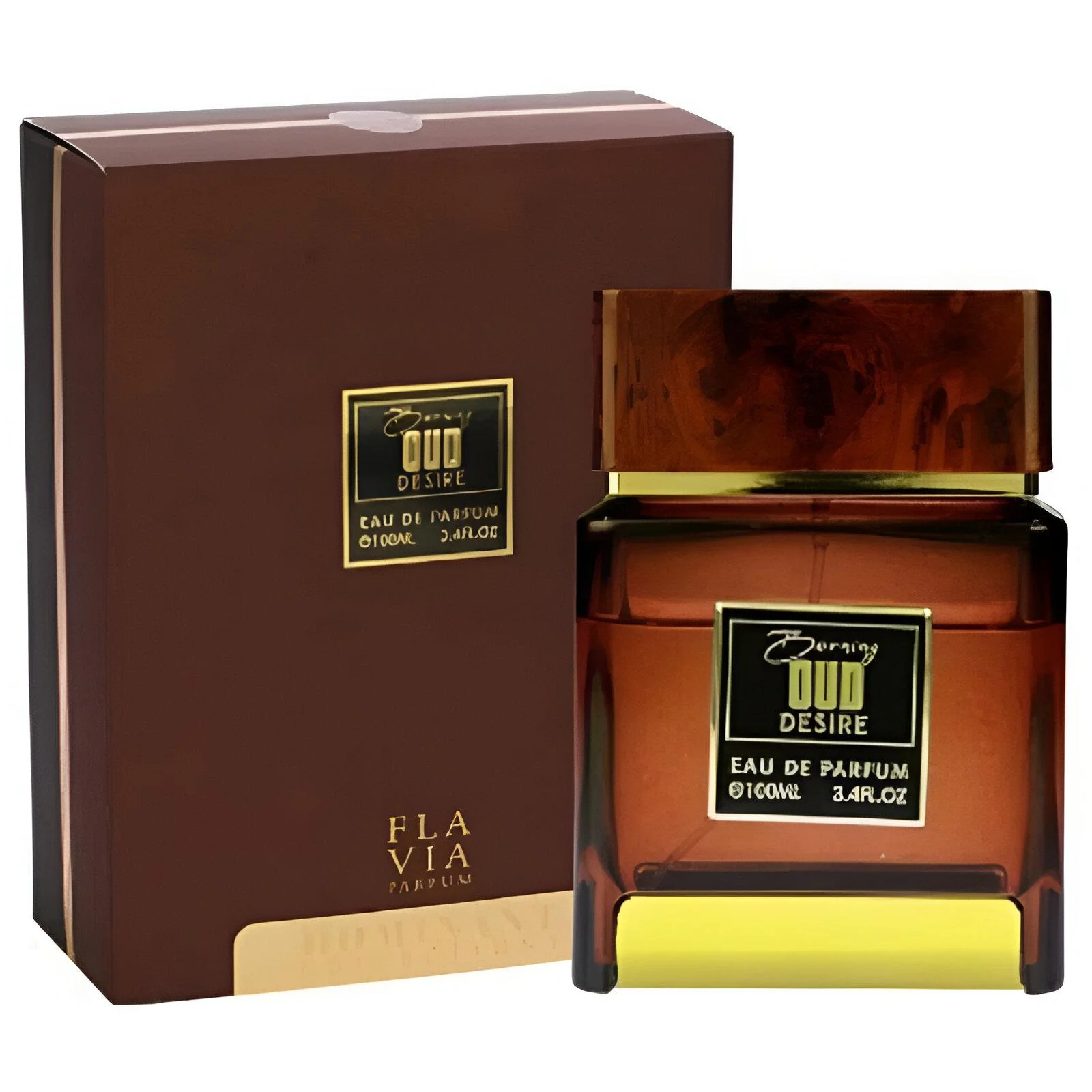Burning Oud Desire EDP 100 ML Unisex - Flavia - (Genetic Bliss) - Image 2