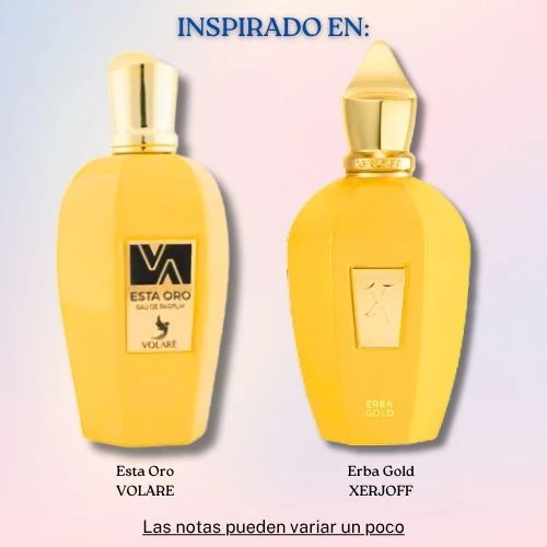 Esta Oro EDP 100 ML For Woman - Volare (Inspirado en Erba Gold)