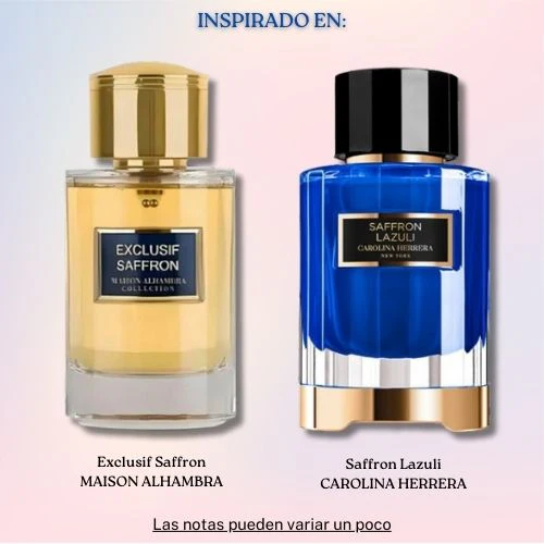 Exclusif Saffron EDP 100 ML For Woman - Maison Alhambra (Inspirado en Saffron Lazuli)