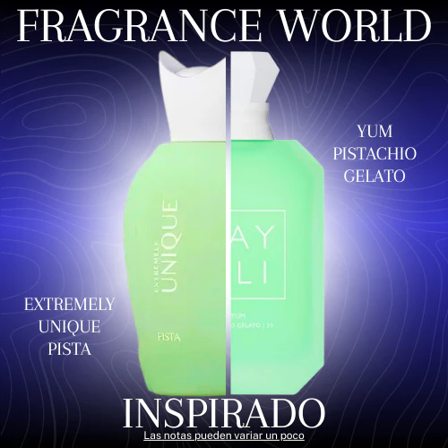 Extremely Unique Pista EDP 100 ML Unisex - Fragrance World - (Inspirado en Yum Pistachio Gelato)