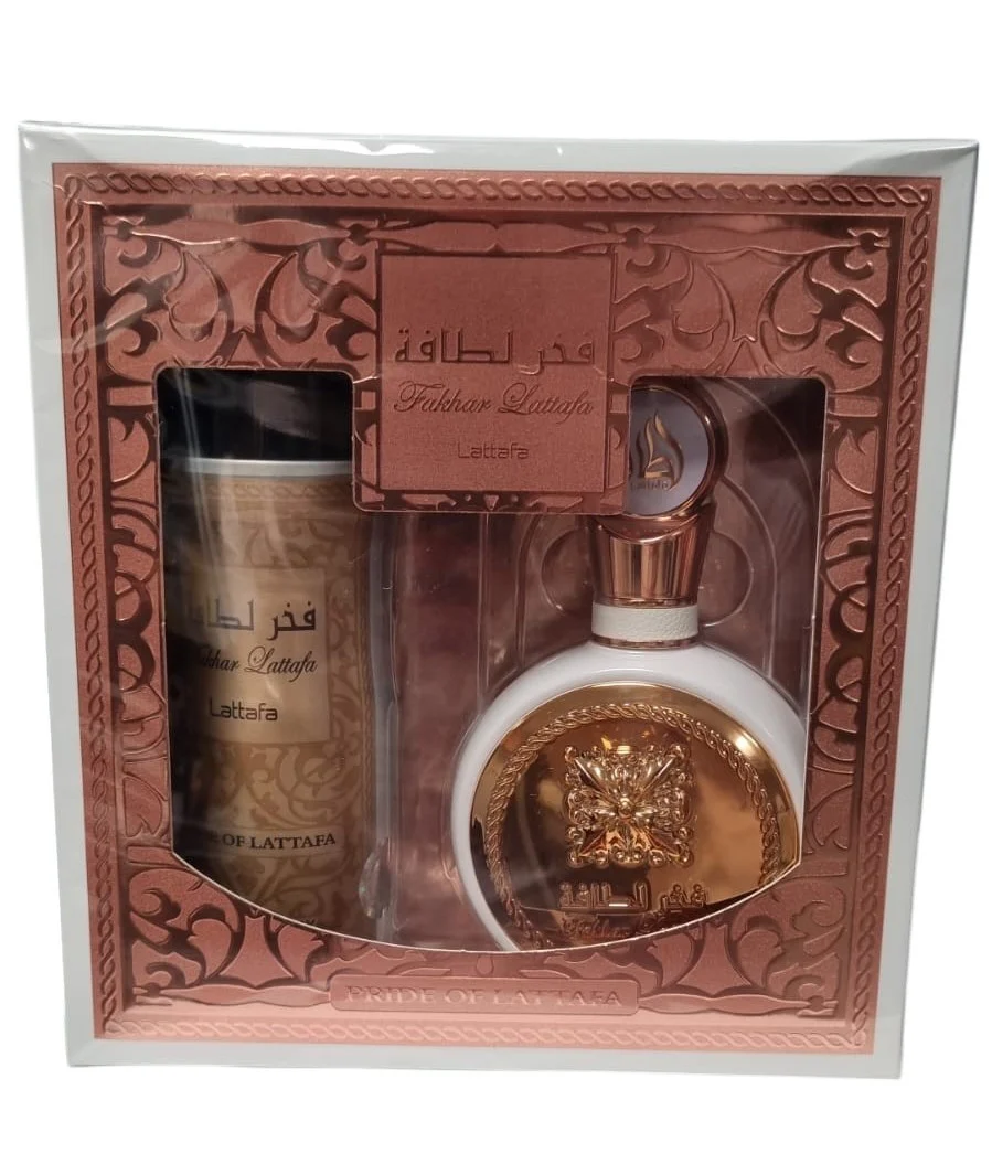 Fakhar Lattafa EDP 100 ML + Deo 200 ML Set - Lattafa - (Inspirado en L'Interdit)