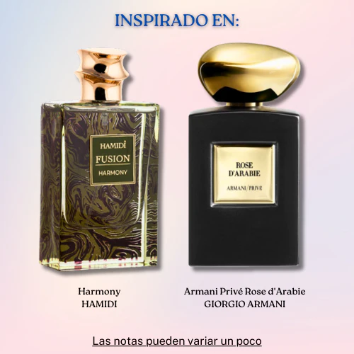 Fusion Harmony EDP 85 ML For Women - Hamidi (Inspirado Privé Rose)