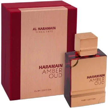 Haramain Amber Oud Ruby Edition EDP 60 ML Unisex - Al Haramain (Inspirado en Baccarat Rouge 540) - Image 2