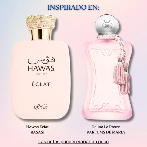Hawas E´clat EDP 100 ML For Women - Rasasi (Inspirado en Delina La Rosée)