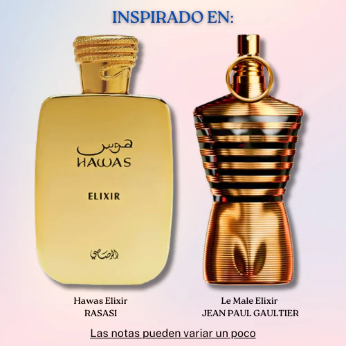 Hawas Elixir EDP 100 ML For Men - Rasasi (Inspirado en Le Male Elixir)