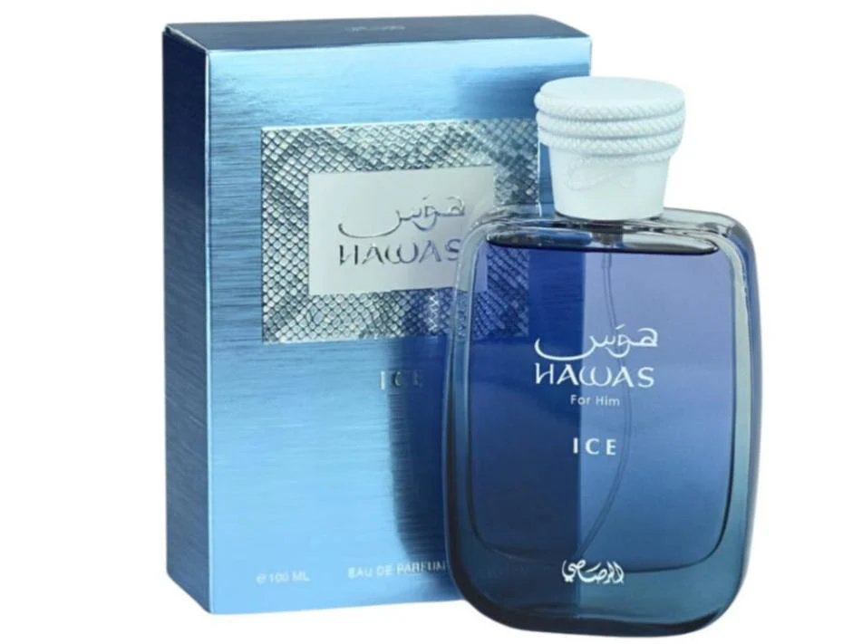 Hawas Ice EDP 100 ML For Men - Rasasi - (Inspirado en Invictus Aqua (2018) - Image 2