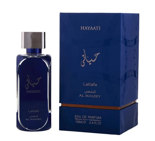 Hayaati Al Maleky EDP 100 ML Unisex - Lattafa- (Inspirado en Phantom)