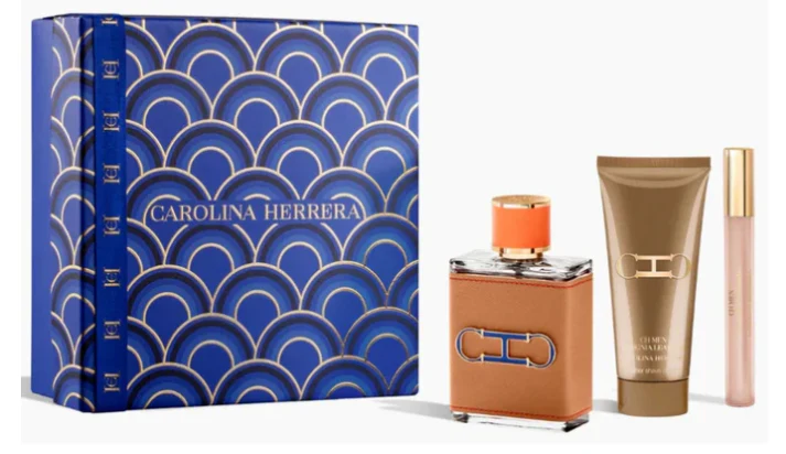 Insignia Leather EDP 100 ML + Travel 10 ML + After Shave Balsam  100 ML Estuche - Carolina Herrera
