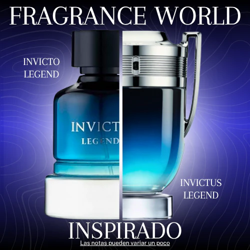 Invicto Legend EDP 100 ML - Fragrance World - (Inspirado en Invictus Legend)