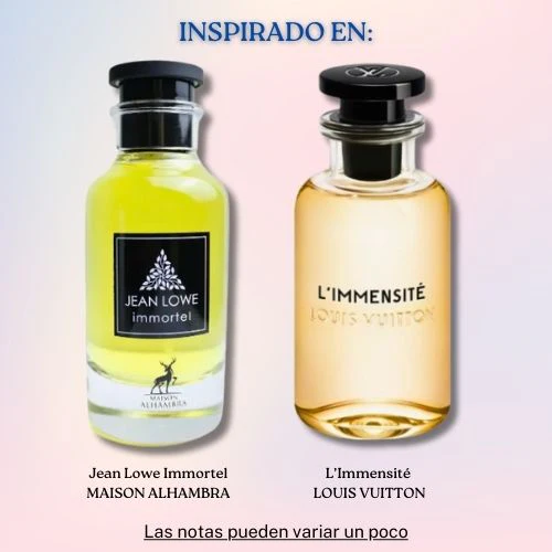 Jean Lowe Immortel EDP 100 ML  For Men- Maison Alhambra - (Inspirado en L Immensite)