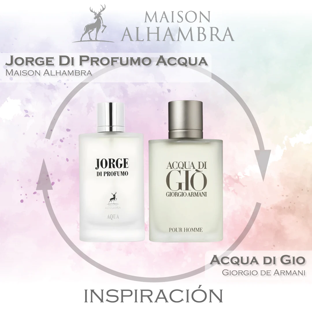 Jorge Di Profumo Acqua  EDP 100 ML For Men - Maison Alhambra - (Inspirado en Acqua di Gio)