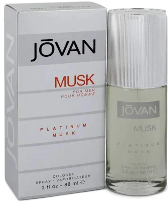 Jovan Platinum Musk Men Cologne 88 ML -  Jovan