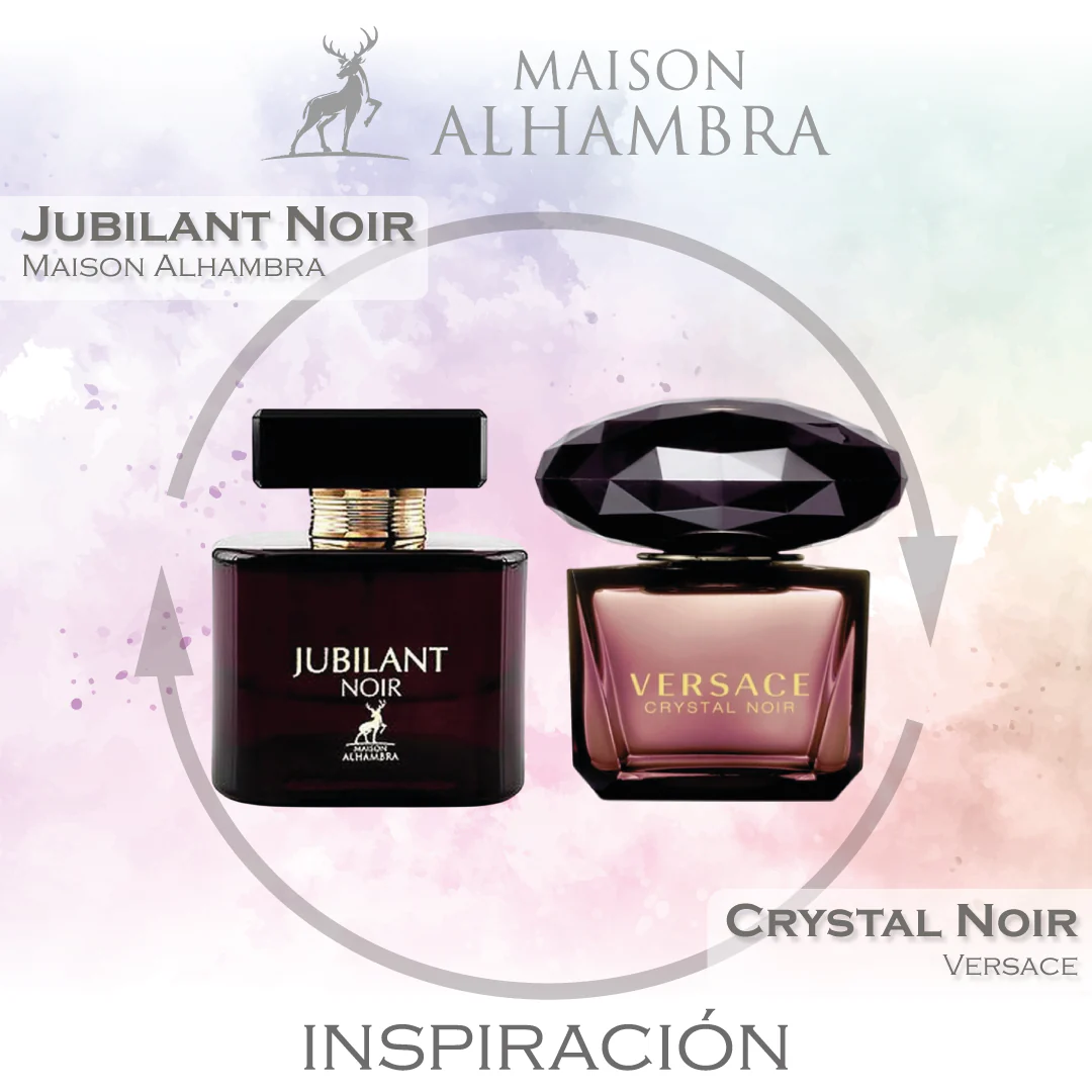 Jubilant Noir EDP 100 ML for Women - Maison Alhambra (Inspirado en Crystal Noir)
