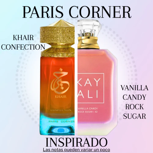 Khair Confection EDP 100 ML For Woman - Paris Corner - (Inspirado en Vanilla Candy Rock Sugar | 42)
