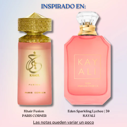 Khair Fusion EDP 100 ML Unisex - Paris Corner (Inspirado en Eden Sparkling Lychee 39)