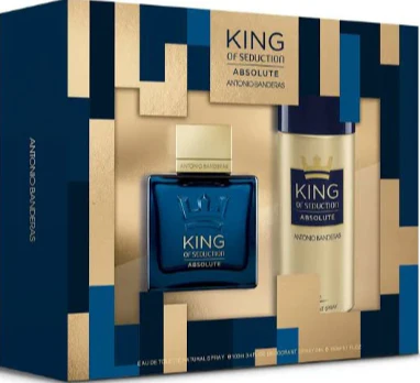 King Of Seduction Absolute EDT 100 ML + Deo 150 ML Estuche - Antonio Banderas