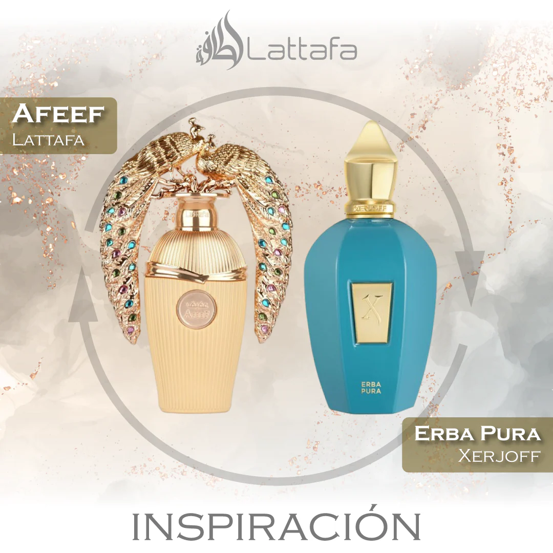 Afeef EDP 100 ML - Lattafa - (Inspirado en Erba Pura)