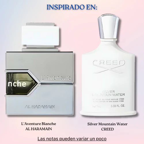 L'Aventure Blanche EDP 100 ML for Women - Al Haramain (Inspirado en Silver Mountain Water)