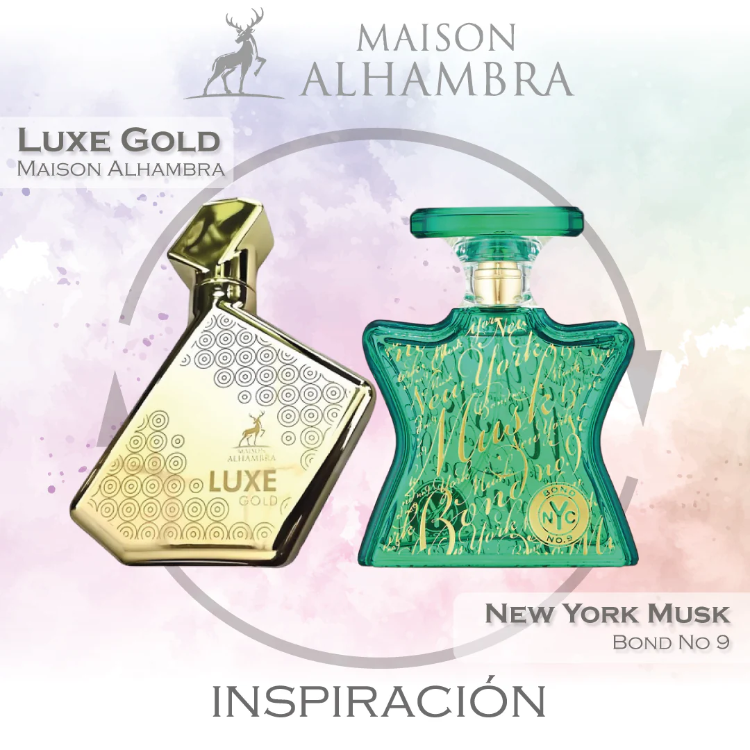 Luxe Gold EDP 100 ML Unisex - Maison Alhambra (Inspirado New York Musk)